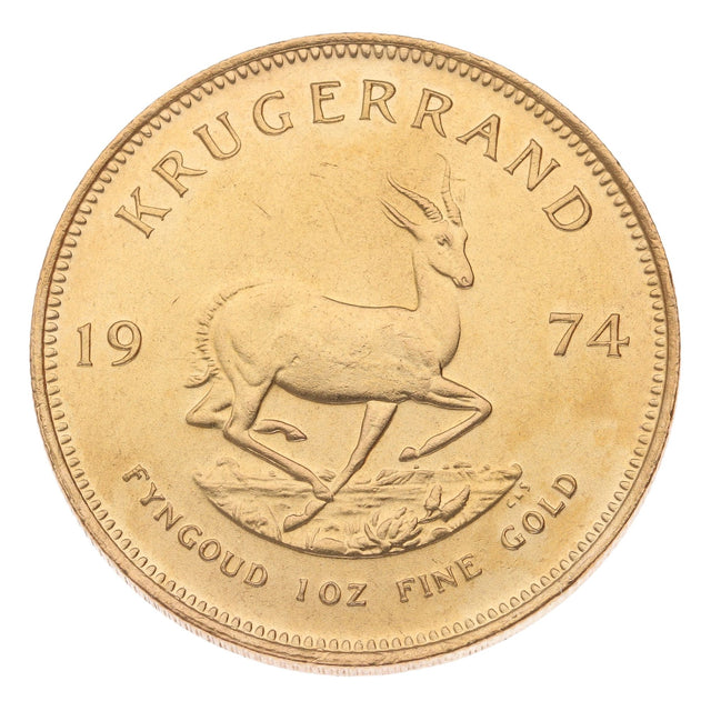 Krugerrand 1974 1 oz Gold Coin