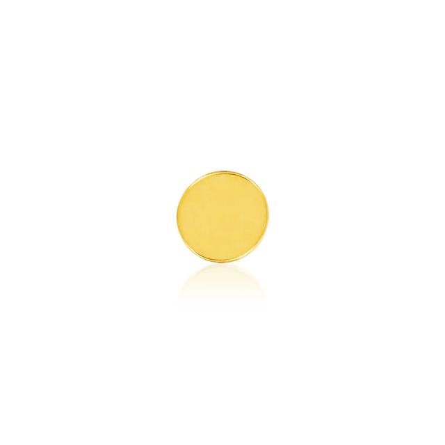 Gold Disc 3mm Yellow Gold Junipurr