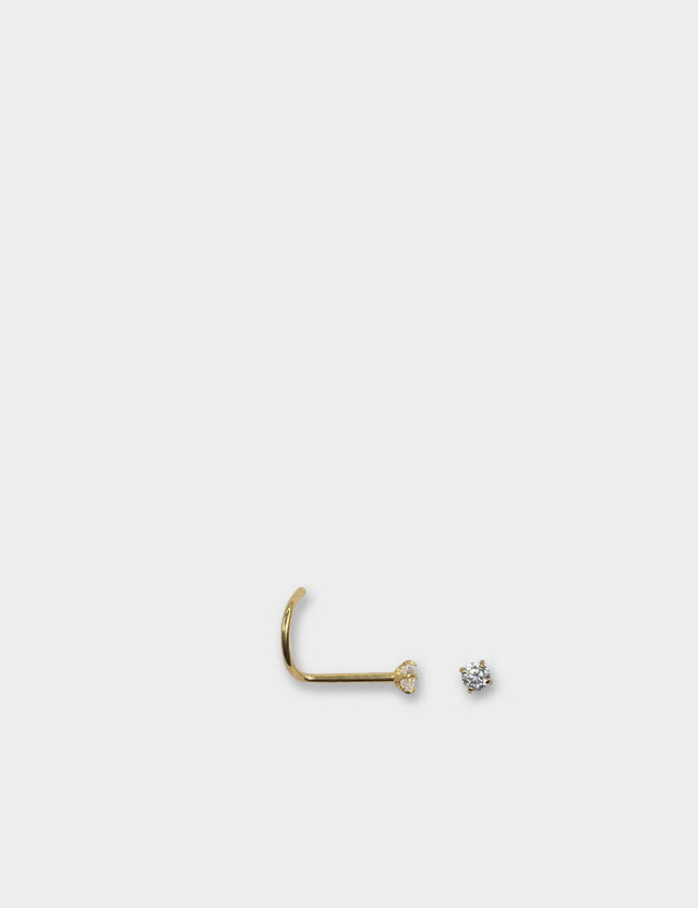 Gold Clear Nose Screw Titanium
